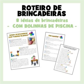 Roteiro de Brincadeiras com Bolinhas - Educação Infantil