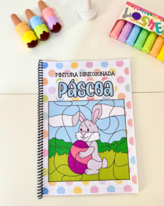 Apostila de atividade de pintura direcionada tema Páscoa