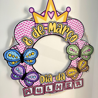 Decoração Bambolê Dia da Mulher