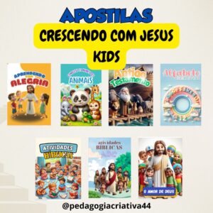 KIT APOSTILAS CRISTÃS KIDS