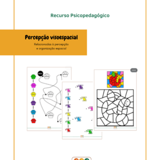 PERCEPÇÃO VISUAL ESPACIAL (ligar e colorir)