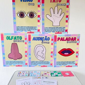 Painel os 5 sentidos