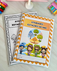 Apostilas de atividades para trabalhar o tema Estações do Ano com crianças da Educação Infantil e das séries iniciais do Ensino Fundamental.