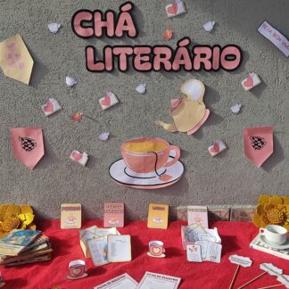 Painel Chá literário - Ensino Fundamental 1