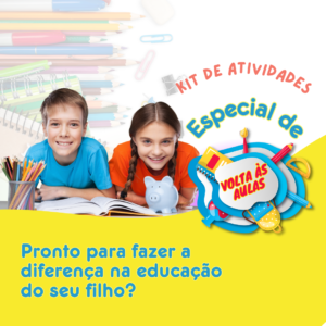 Kit Atividades Infantis de 2 a 10 anos