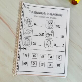 📚 Apostila Formando Palavras para trabalhar a escrita de palavras com sílabas simples✏️