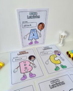 ✨ Atividade “Minha Letrinha” – Trabalhando o Nome Próprio com Crianças da Educação Infantil ✨