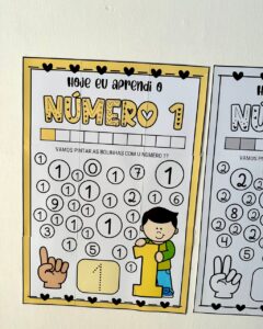 🧮 Kit Cartaz Numerais de 1 a 10 🧮