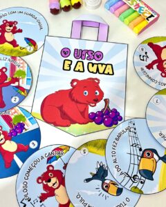 🐻 Sacola para Contação de História – Trabalhando a Vogal “U” com Crianças da Educação Infantil 📚
