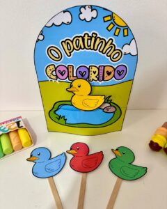 Luva Musical O Patinho Colorido 🦆🎶
