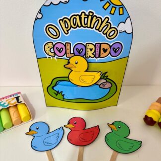 Luva Musical O Patinho Colorido 🦆🎶