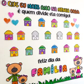 Painel Dia Nacional da Família 👨‍👩‍👧‍👦