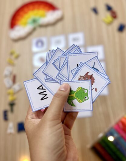Recurso Juntando Sílabas 🔤🧩| Fichas para formar palavras de Sílabas Simples - Image 2