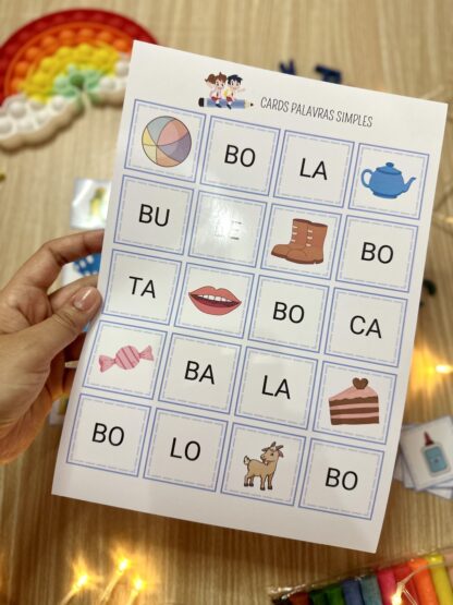 Recurso Juntando Sílabas 🔤🧩| Fichas para formar palavras de Sílabas Simples - Image 8