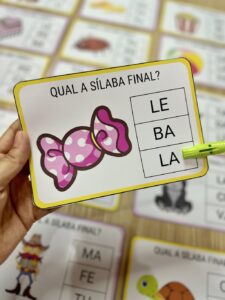 Recurso para Alfabetização | Qual é a Sílaba Final?