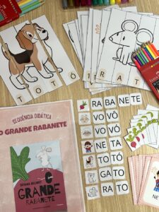 Sequência O Grande Rabanete – Atividades Lúdicas Alfabetização! 🥕📚