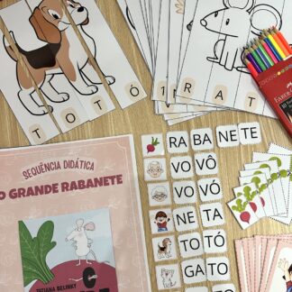 Sequência O Grande Rabanete – Atividades Lúdicas Alfabetização! 🥕📚