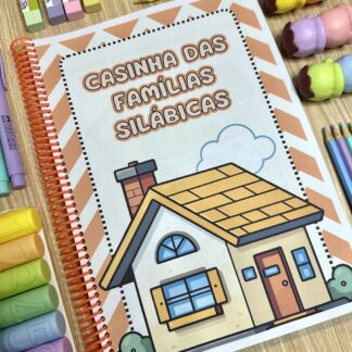 Apostila Casinha das Famílias Silábicas – Alfabetização de Forma Divertida! 🏠🔤