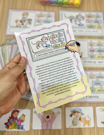 📄 Frases Embaralhadas | Recurso para Alfabetização Leitura e Formação de Frases - Image 3