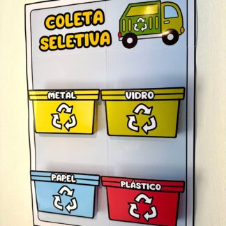 ♻️ Cartaz Coleta Seletiva - Atividade Interativa Meio Ambiente |Educação Ambiental