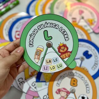 📚 ROLETAS DAS FAMÍLIAS SILÁBICAS 🎡✨