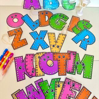 📌✨ PLACAS DE ALINHAVOS DO ALFABETO ✨📌
