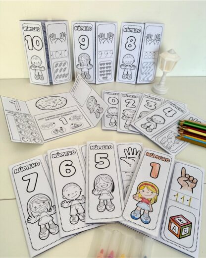 📘✨ LAPBOOK DOS NUMERAIS | Para trabalhar traçado, reconhecimento e contagem dos numerais✨📘 - Image 4