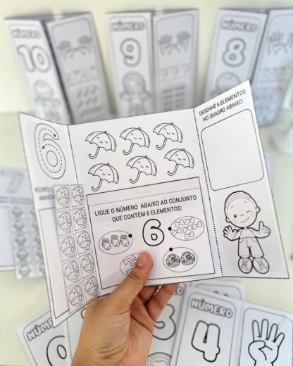 📘✨ LAPBOOK DOS NUMERAIS | Para trabalhar traçado, reconhecimento e contagem dos numerais✨📘 - Image 5