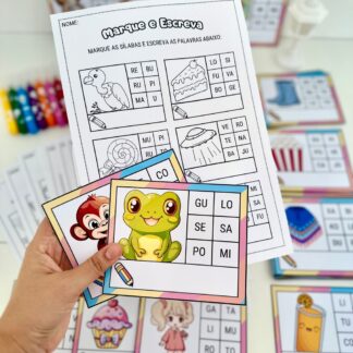 📚 Kit Marque e Escreva - Alfabetização