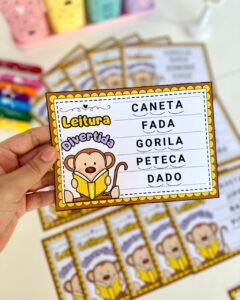 📖 Fichas de Leitura – Sílabas Simples | Recurso para Alfabetização
