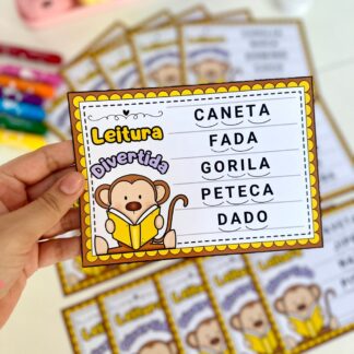 📖 Fichas de Leitura - Sílabas Simples | Recurso para Alfabetização