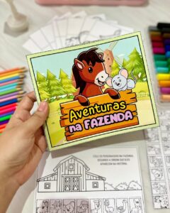 📖 Livro Interativo e Atividades – Aventuras na Fazenda