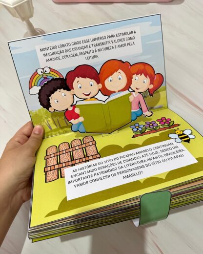 📖🌿 Livro 3D Dia do Livro Infantil -  Sítio do Picapau Amarelo ✨🏡 - Image 11