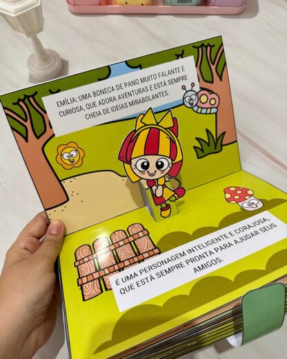 📖🌿 Livro 3D Dia do Livro Infantil -  Sítio do Picapau Amarelo ✨🏡 - Image 2