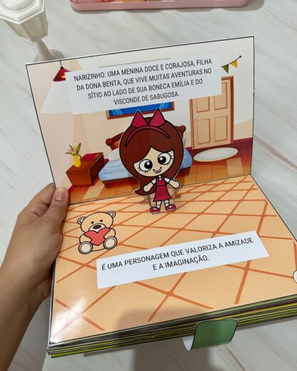📖🌿 Livro 3D Dia do Livro Infantil -  Sítio do Picapau Amarelo ✨🏡 - Image 3