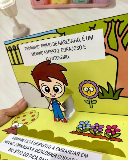 📖🌿 Livro 3D Dia do Livro Infantil -  Sítio do Picapau Amarelo ✨🏡 - Image 4