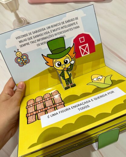 📖🌿 Livro 3D Dia do Livro Infantil -  Sítio do Picapau Amarelo ✨🏡 - Image 6