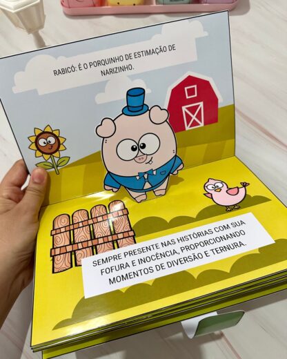 📖🌿 Livro 3D Dia do Livro Infantil -  Sítio do Picapau Amarelo ✨🏡 - Image 8