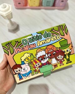 📖🌿 Livro 3D Dia do Livro Infantil –  Sítio do Picapau Amarelo ✨🏡