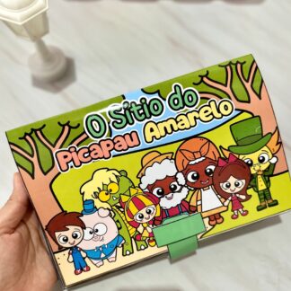 📖🌿 Livro 3D Dia do Livro Infantil -  Sítio do Picapau Amarelo ✨🏡