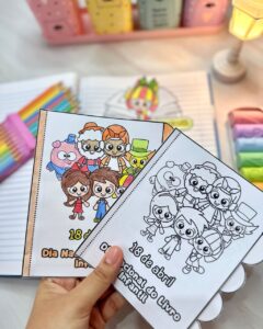 📖✨ Atividade Interativa – Livrinho Dia Nacional do Livro Infantil 📚🎨