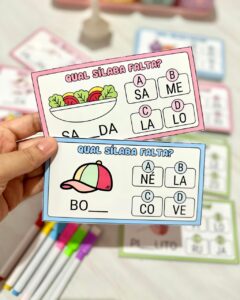 Recurso para Alfabetização | Assinale a Sílaba
