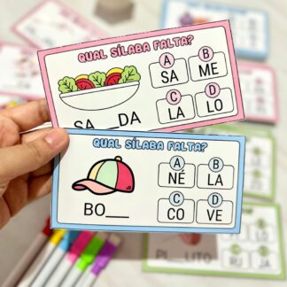 Recurso para Alfabetização | Assinale a Sílaba