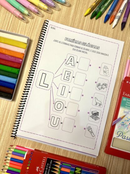 📘✏️ Apostila Famílias Silábicas - Ligando 🔠🎨 - Image 6