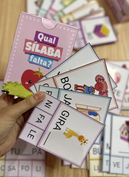 📝🔡 Recurso Alfabetização, Formação de Palavras Qual Sílaba Falta? 🎯✨ - Image 2