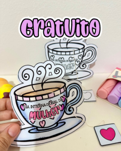 Lembrancinha Chá Dia da Mulher