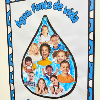 Cartaz colaborativo Água