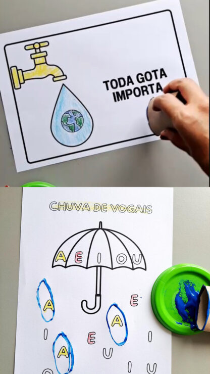 Atividades interativas tema água