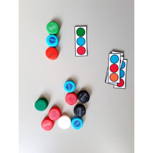 Brincadeira cores educação infantil.