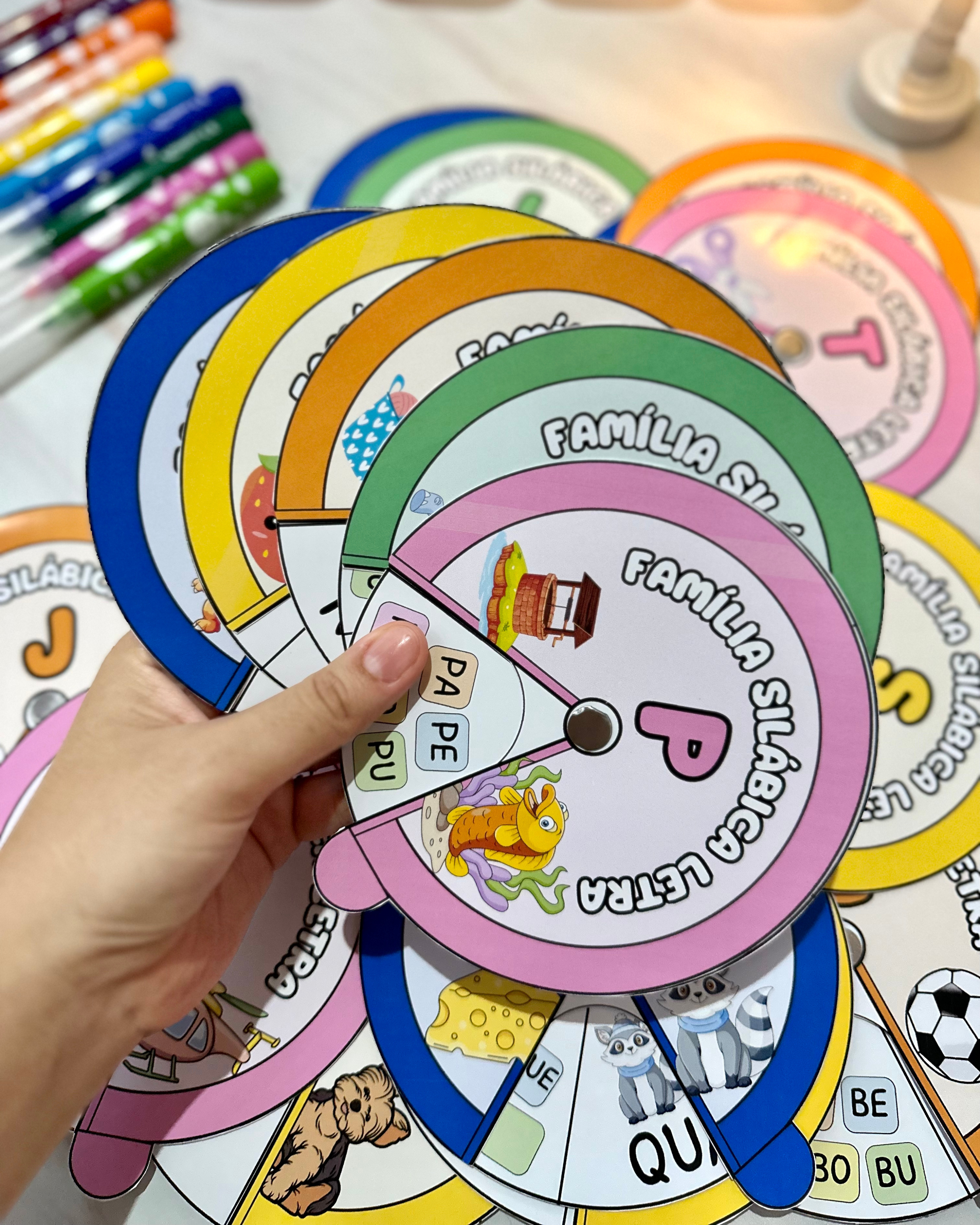 Recurso Roleta Sílabas Complexas
